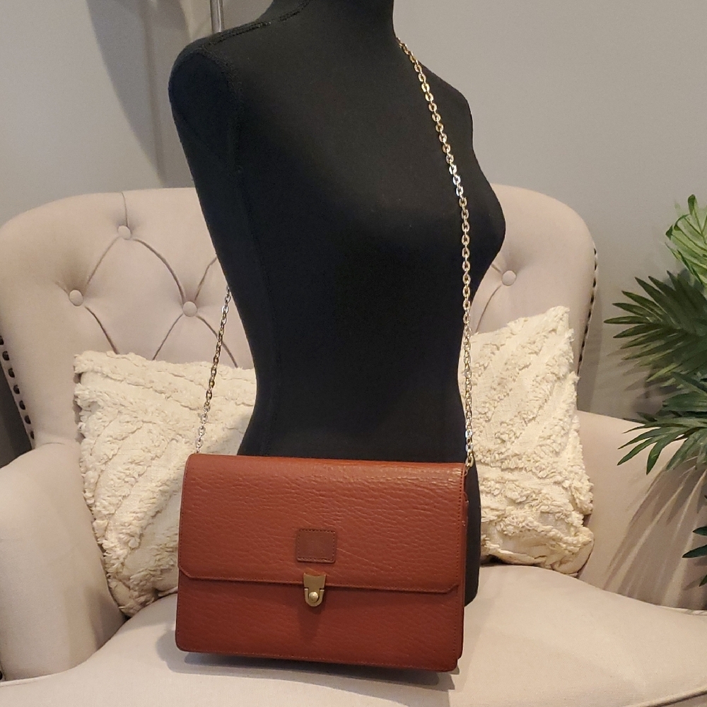 Burberry of London Brown Leather Clutch Bag - Picture 5 of 15